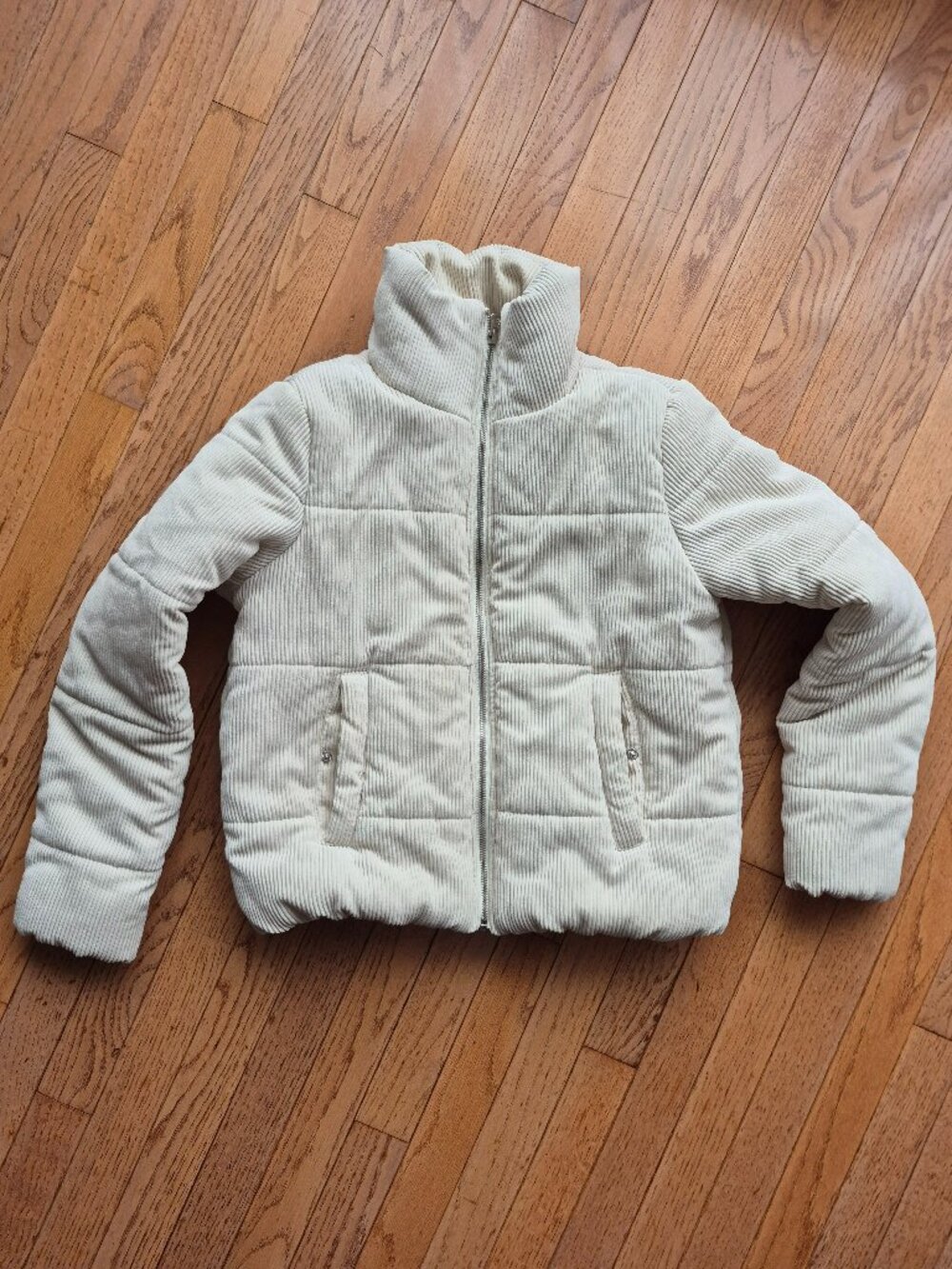 Forever 21 Corduroy Puffer Jacket XS